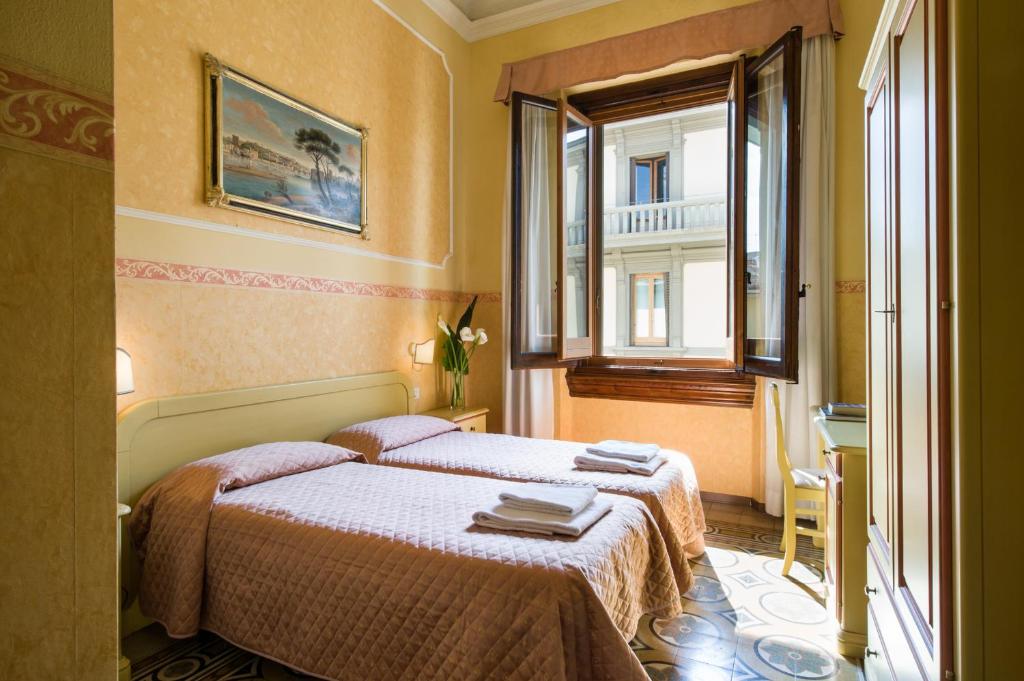 Двухместный (Двухместный номер с 1 кроватью или 2 отдельными кроватями) отеля Hotel Fiorita, Флоренция