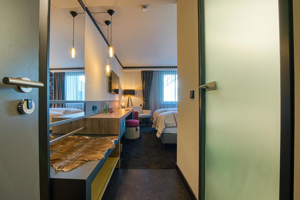 Двухместный (Представительский двухместный номер с 1 кроватью) отеля Arena City Hotel Salzburg, Зальцбург