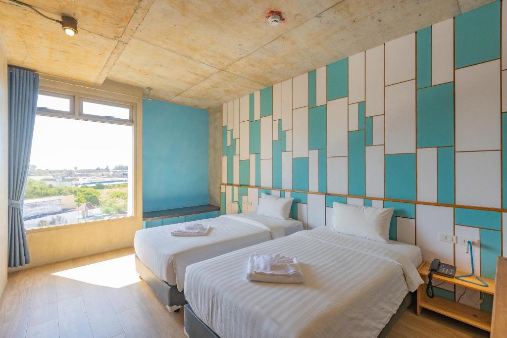 Двухместный (Двухместный номер Делюкс с 2 отдельными кроватями) отеля EcoLoft Hotel, Пхукет