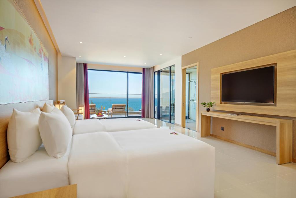 Двухместный (Двухместный номер Делюкс с 2 отдельными кроватями и видом на океан) курортного отеля The Nature Villas & Resort, Дананг