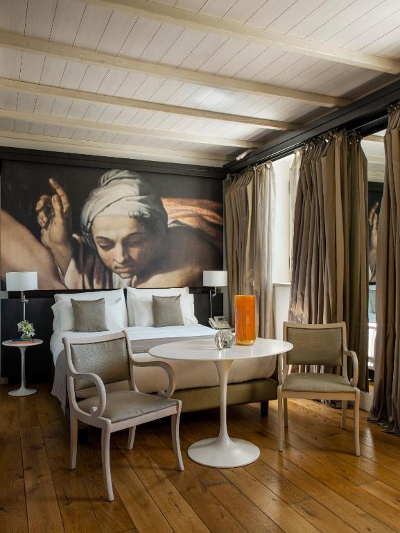 Двухместный (Номер «Гранд Премиум» с окном (для 2 взрослых и 1 ребенка)) отеля Gran Melia Rome – The Leading Hotels of the World, Рим