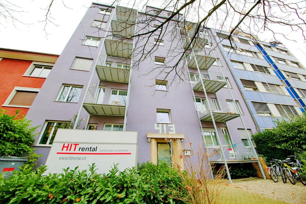 Апартаменты (One Bedroom Apartment with balcony J), HITrental Letzigrund - Apartment