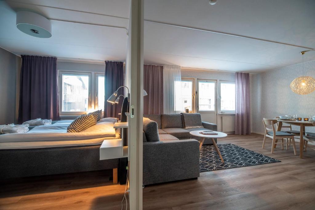 Апартаменты (Апартаменты (для 2 взрослых)) апартамента Simloc Hotel Drottninggatan, Арьеплуг