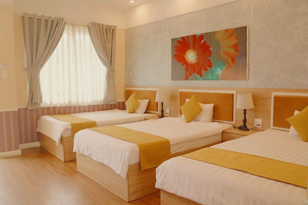 Трехместный (Стандартный трехместный номер) отеля Sao Vang Hotel, Баолок