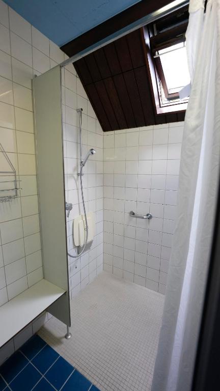 Двухместный (Двухместный номер с 1 кроватью и собственной ванной комнатой) хостела Delémont Youth Hostel, Делемон