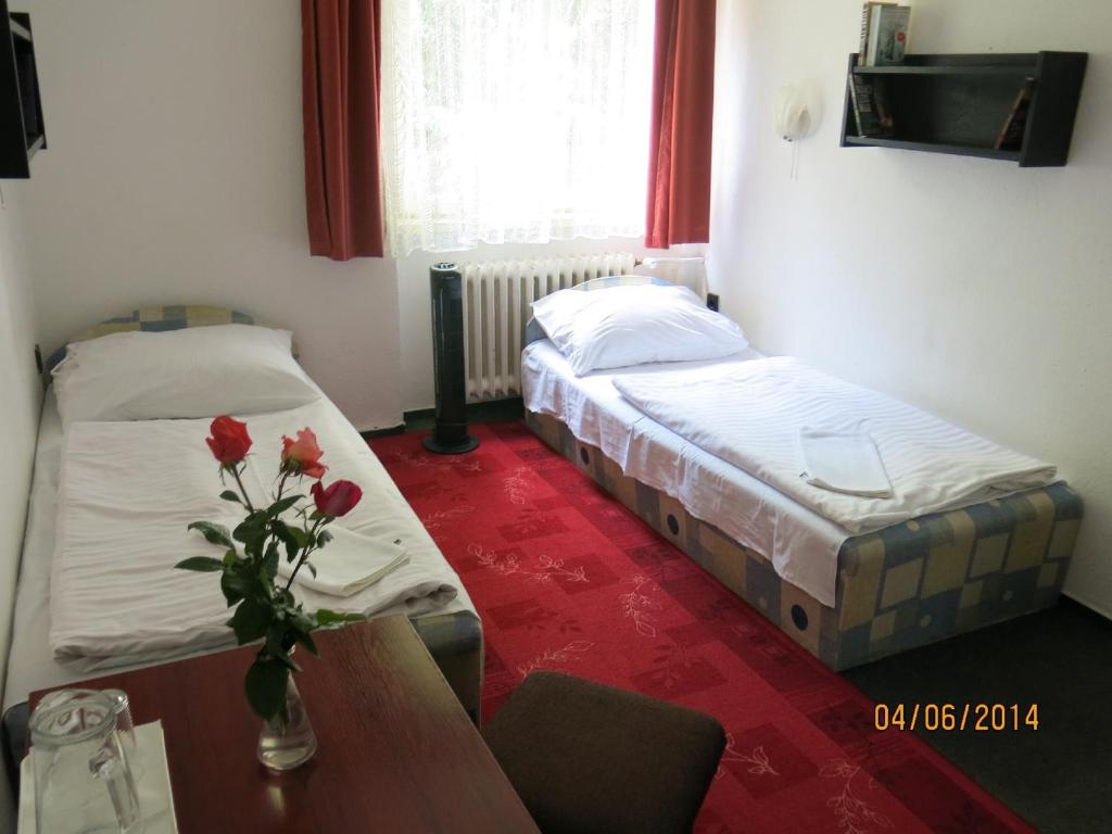 Двухместный (Бюджетный двухместный номер с 2 отдельными кроватями) отеля Dominik Panzió, Будапешт