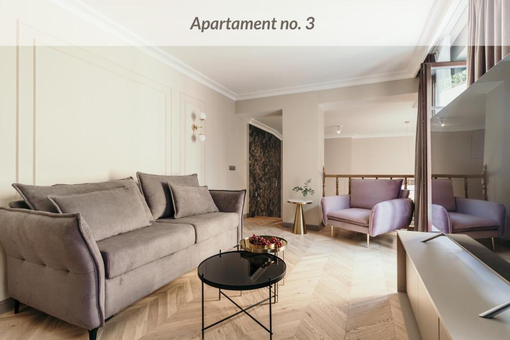 Апартаменты (Апартаменты с 1 спальней и террасой), Apartamenty Małe Garbary