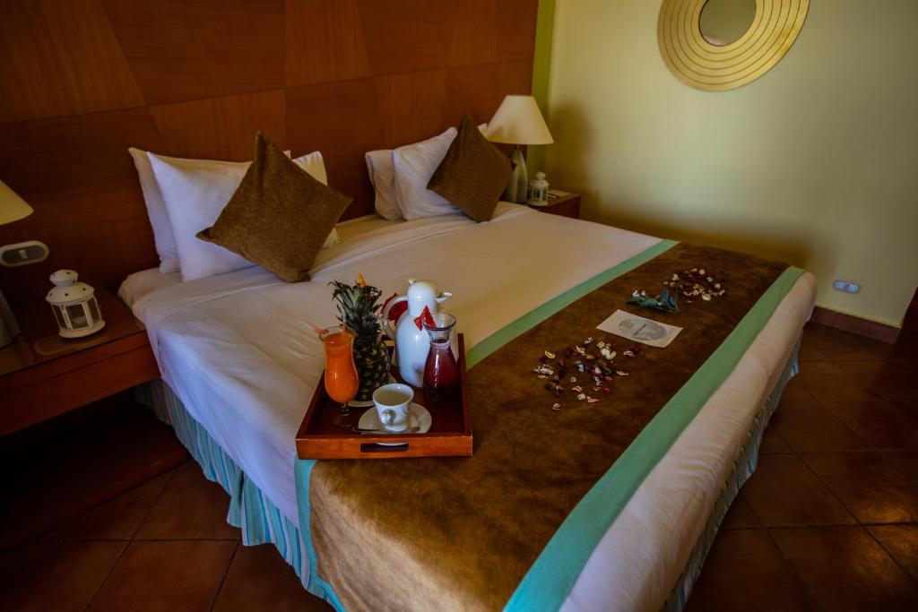 Двухместный (Стандартный номер с кроватью размера «king-size», со стороны бассейна) курортного отеля Cancun Sokhna Resort Managed by Accorhotels, Айн-Сохна