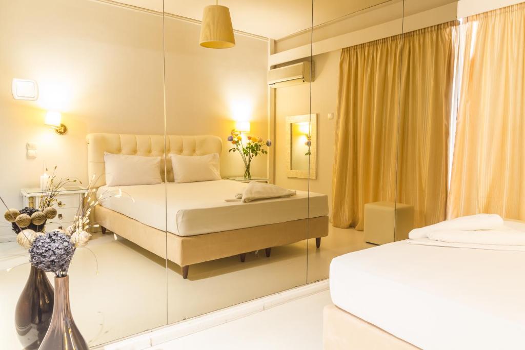 Двухместный (Стандартный двухместный номер с 1 кроватью) отеля Ruby Rooms Kifisia, Афины