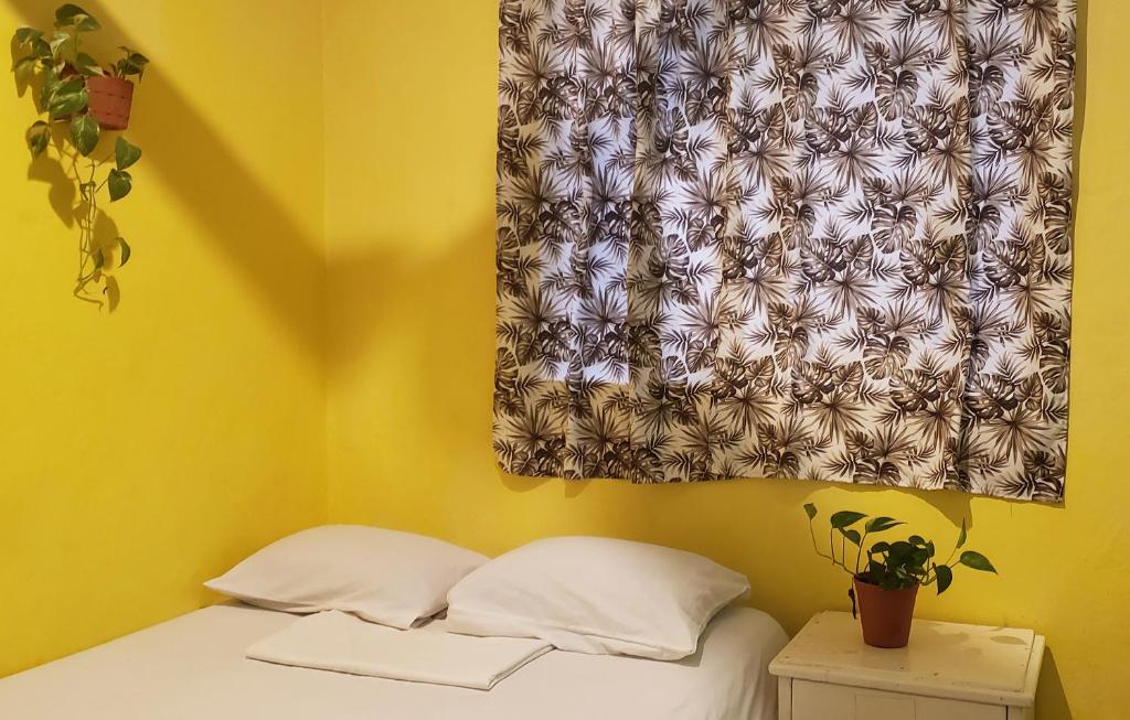 Двухместный (Двухместный номер с 1 кроватью и общей ванной комнатой) хостела Tres Mundos Hostel, Плая-дель-Кармен