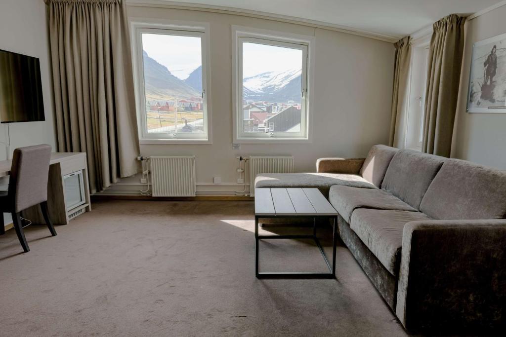 Двухместный (Семейный номер) отеля Radisson Blu Polar Hotel, Spitsbergen, Лонгйир