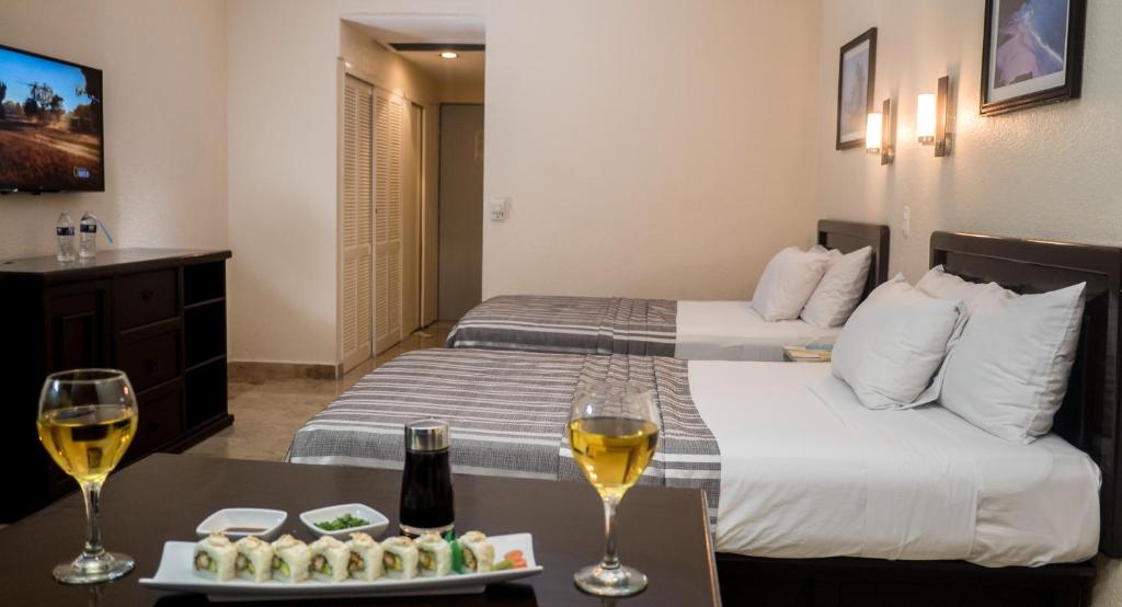 Двухместный (Стандартный двухместный номер с 2 отдельными кроватями) отеля Amarea Hotel Acapulco, Акапулько-де-Хуарес