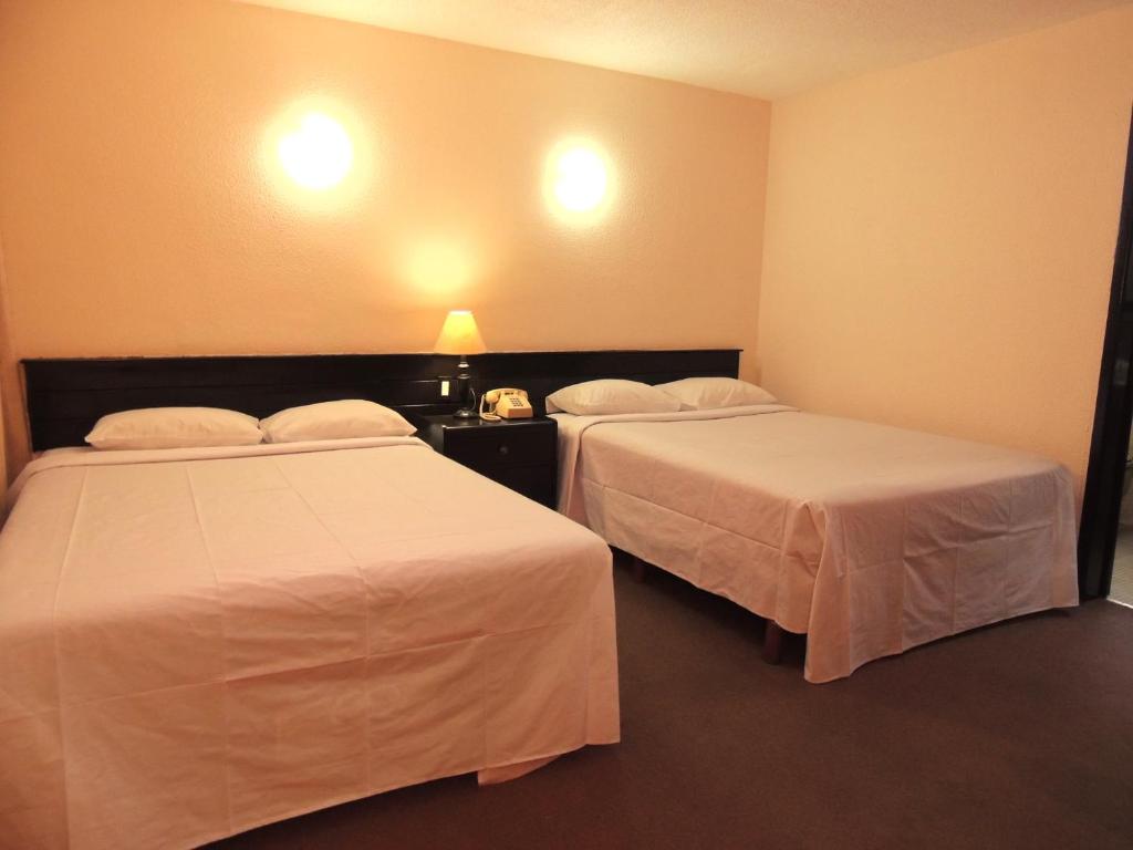 Двухместный (Двухместный номер с 2 двуспальными кроватями) отеля Hotel Lizbeth, Тула-дель-Алленде