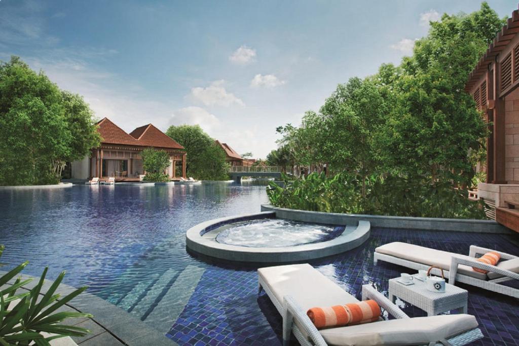 Вилла (Вилла с 2 спальнями) курортного отеля Resorts World Sentosa - Beach Villas, Сингапур (город)