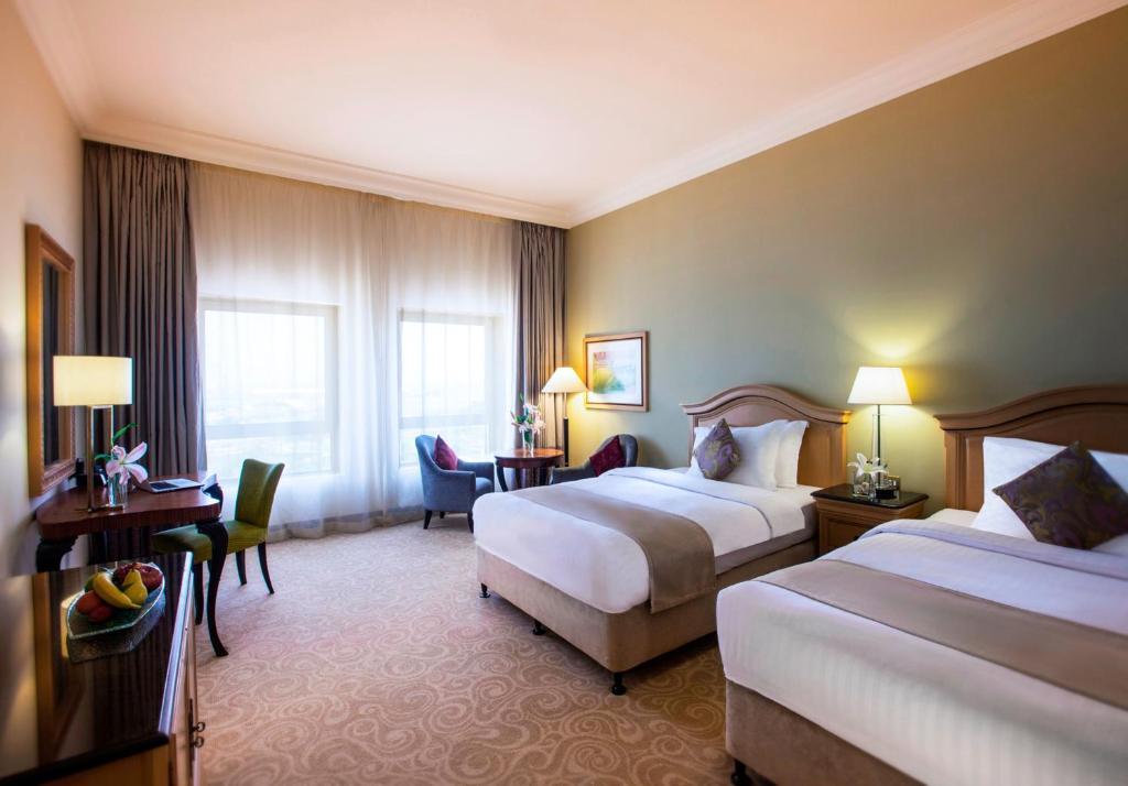 Двухместный (Двухместный номер Делюкс с 2 отдельными кроватями) отеля Mövenpick Hotel Doha, Доха