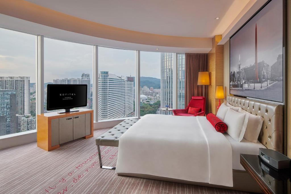 Двухместный (Роскошный номер с кроватью размера «king-size»), Sofitel Guangzhou Sunrich