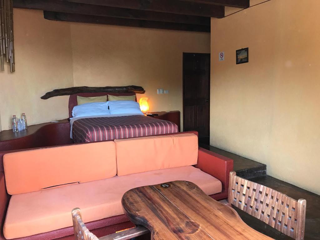 Двухместный (Двухместный номер с 1 кроватью, вид на озеро) отеля hotel puesta del sol, Валье-де-Браво