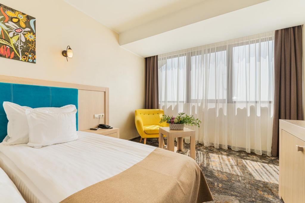 Двухместный (Стандартный двухместный номер с 1 кроватью и видом на Дунай) отеля Faleza Hotel by Vega, Галац