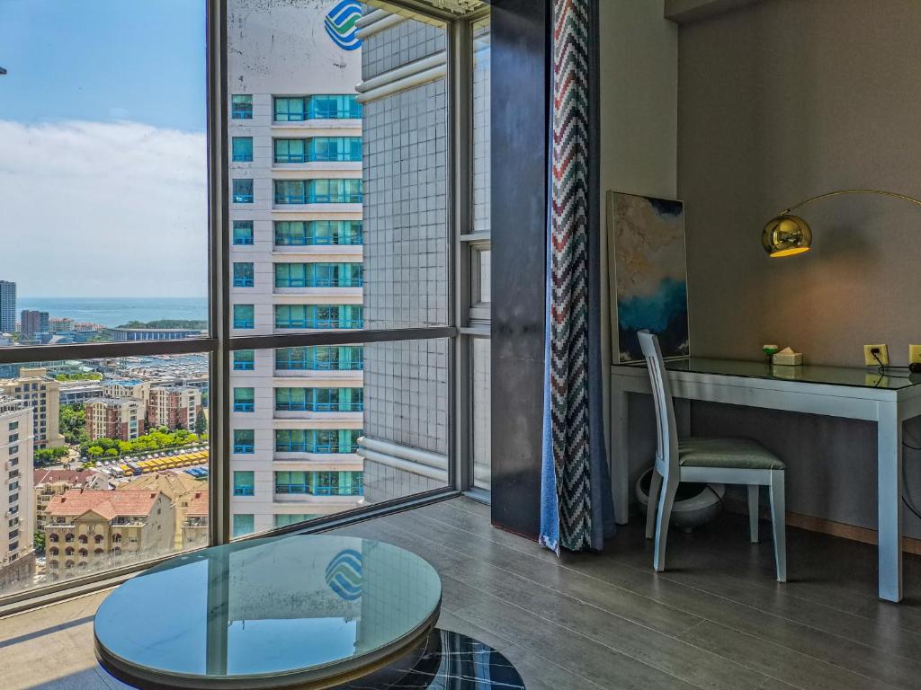 Апартаменты (Апартаменты с видом на море), Qingdao Jinshan We+ Holiday Apartment (Qingdao Olympic Sailing Center)