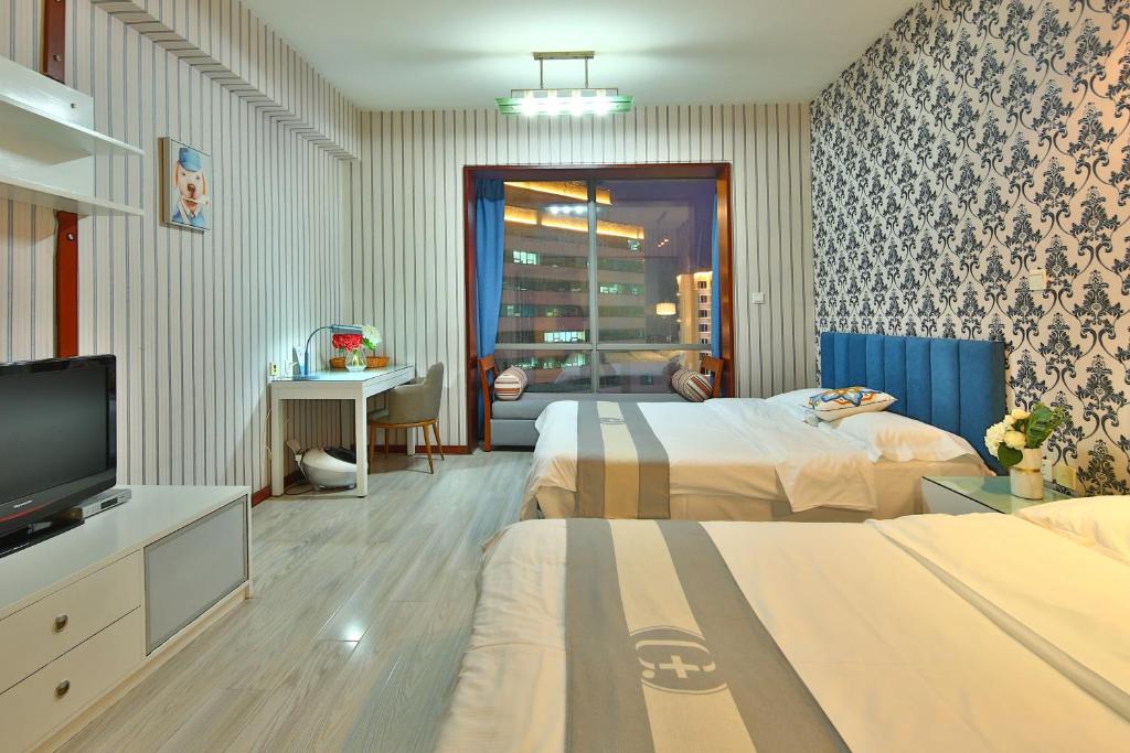 Апартаменты (Стандартный номер с видом на море), Qingdao Jinshan We+ Holiday Apartment (Qingdao Olympic Sailing Center)