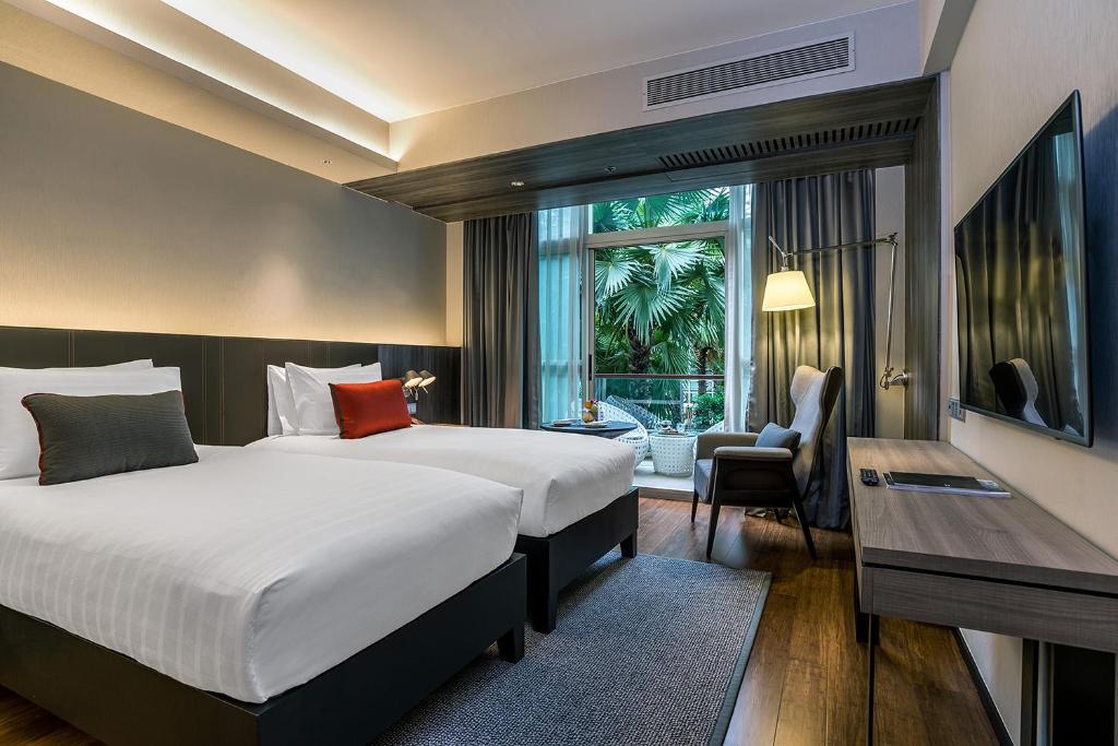 Двухместный (Premium Deluxe Twin Room with Balcony), Отель Pullman Bangkok King Power