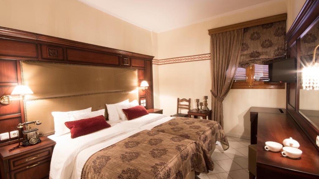 Двухместный (Двухместный номер с 1 кроватью или 2 отдельными кроватями) отеля Hotel Kastraki, Калампака
