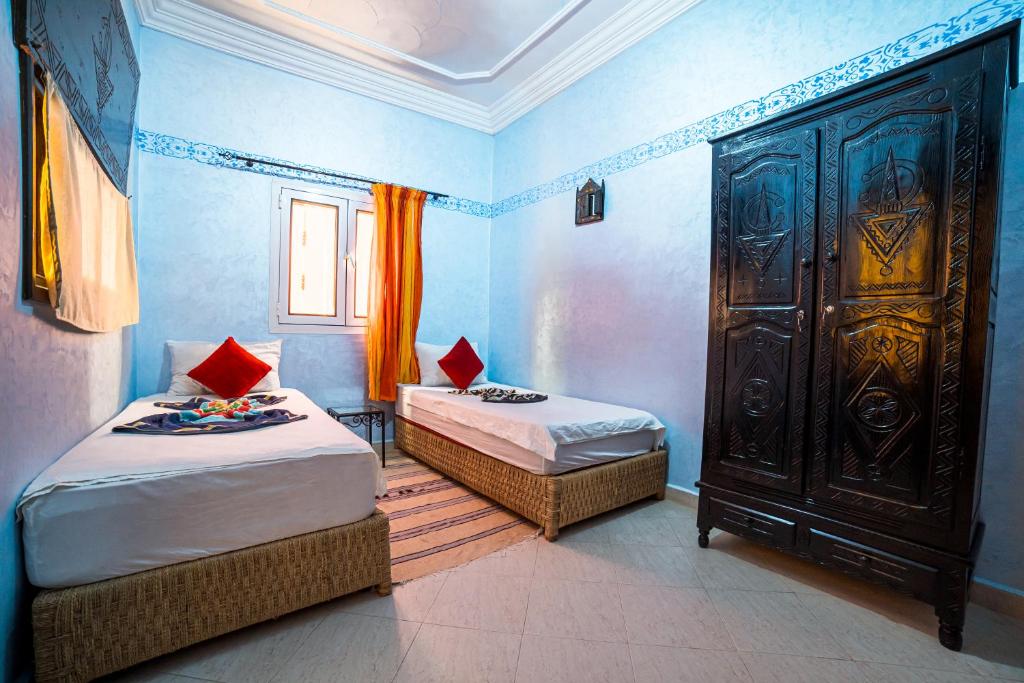 Двухместный (Двухместный номер с 2 отдельными кроватями) гостевого дома Original Surf Morocco, Тагазут