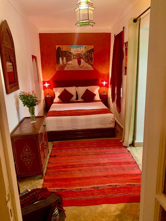 Двухместный (Стандартный двухместный номер с 1 кроватью) отеля Dar Zemrane, Марракеш