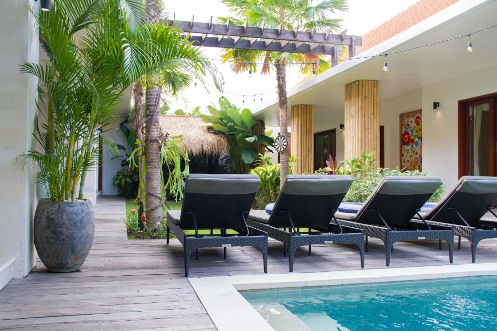 Вилла (Вилла с 3 спальнями), Luxury big 5 star 3BRM Villa in centre of Canggu