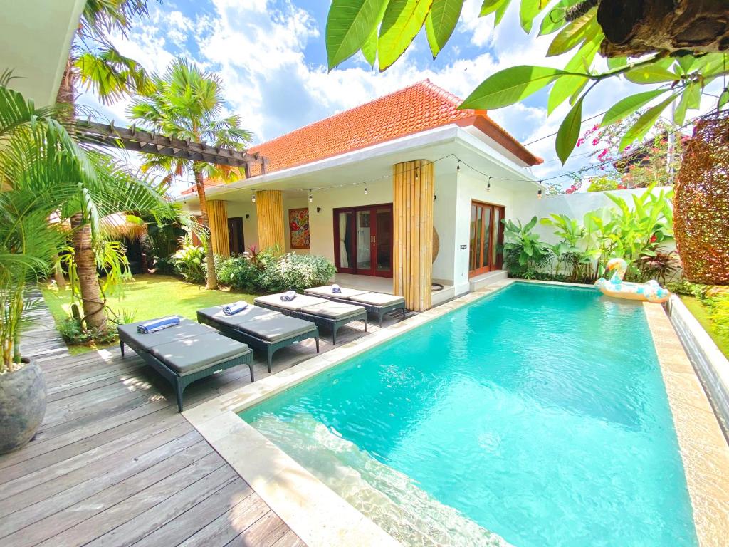 Вилла (Вилла с 3 спальнями), Luxury big 5 star 3BRM Villa in centre of Canggu