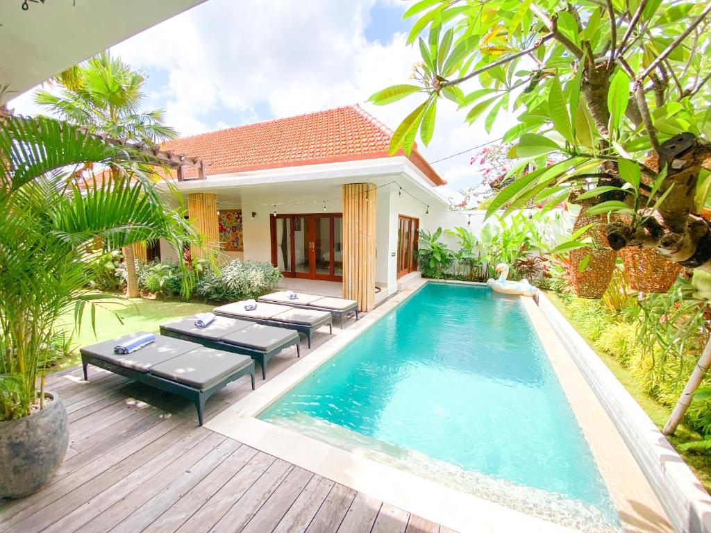 Вилла (Вилла с 3 спальнями), Luxury big 5 star 3BRM Villa in centre of Canggu