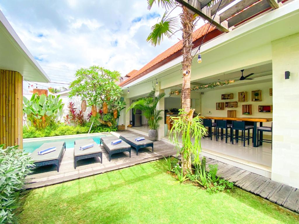 Вилла (Вилла с 3 спальнями), Luxury big 5 star 3BRM Villa in centre of Canggu