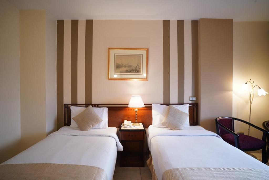Двухместный (Стандартный двухместный номер с 2 отдельными кроватями) отеля Swiss Inn Nile Hotel, Каир