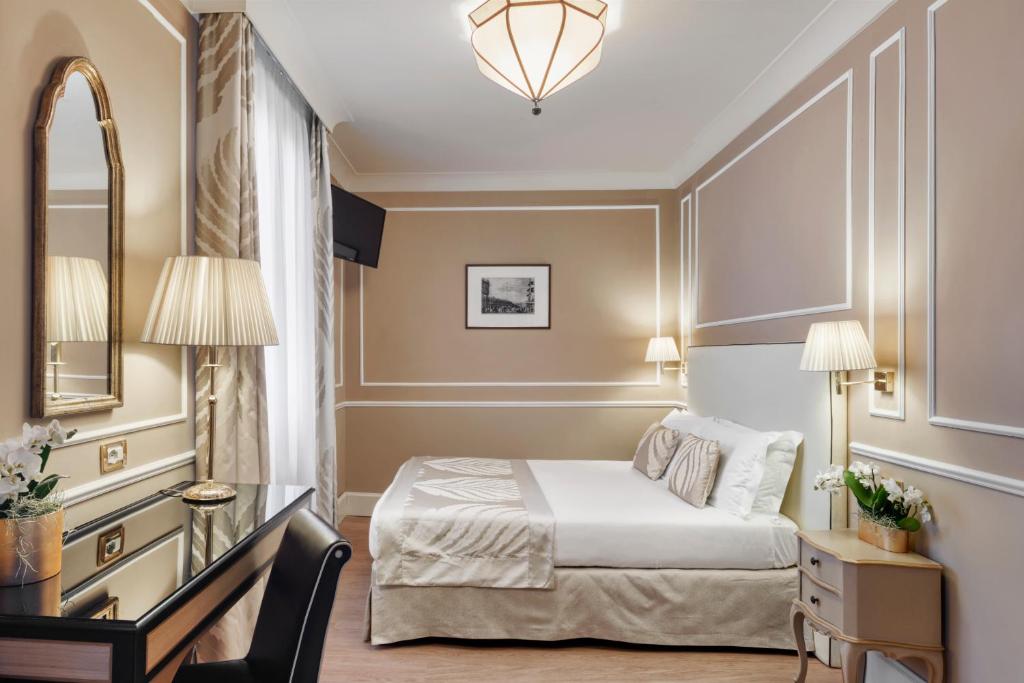 Двухместный (Классический двухместный номер с 1 кроватью или 2 отдельными кроватями) отеля Hotel Nuovo Teson, Венеция