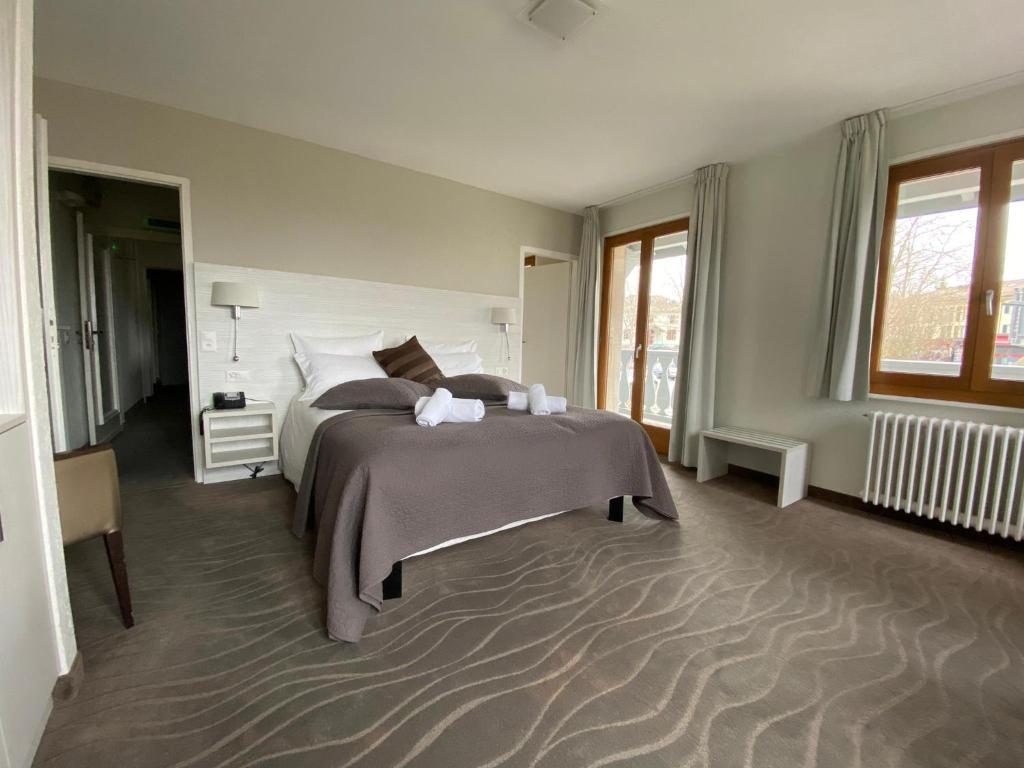 Двухместный (Двухместный номер «Комфорт» с 1 кроватью) отеля Auberge de Confignon, Женева