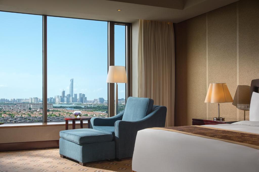Двухместный (Executive Golf View King Room) отеля Kempinski Hotel Suzhou, Сучжоу