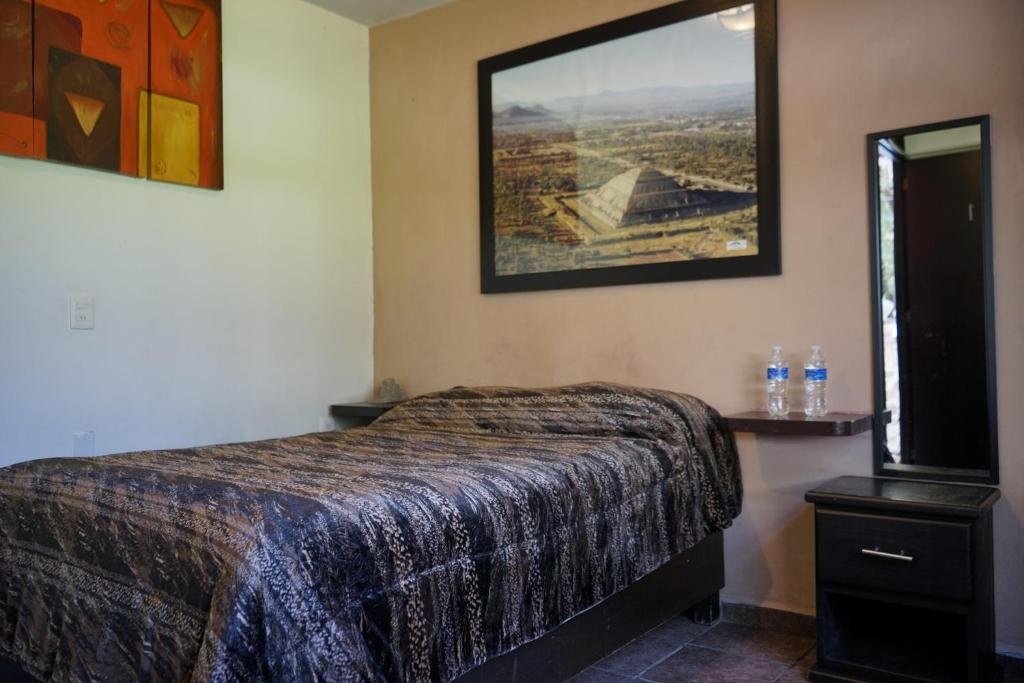 Двухместный (Двухместный номер с 1 кроватью) отеля Telpochcalli Hotel & Temazcal, Сан-Хуан-Теотиуакан