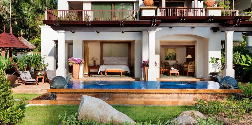 Двухместный (Люкс Ocean Front Pool с 1 спальней с 1 кроватью размера «king-size», рядом с океаном) курортного отеля JW Marriott Phuket Resort and Spa, Пхукет
