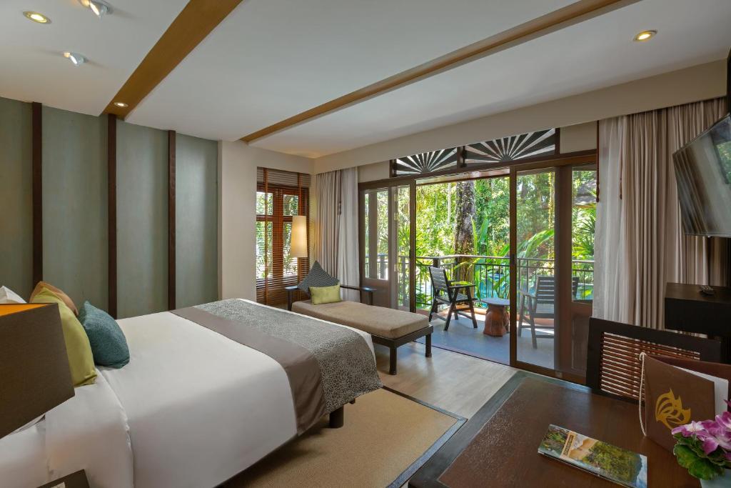 Двухместный (Двухместный номер Делюкс с 1 кроватью или 2 отдельными кроватями, доступ к бассейну) курортного отеля Khaolak Merlin Resort, Кхаулак