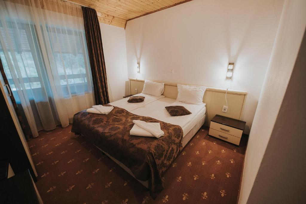 Двухместный (Двухместный номер с 1 кроватью или 2 отдельными кроватями и балконом) гостевого дома Pensiunea Rau Sadului, Сибиу