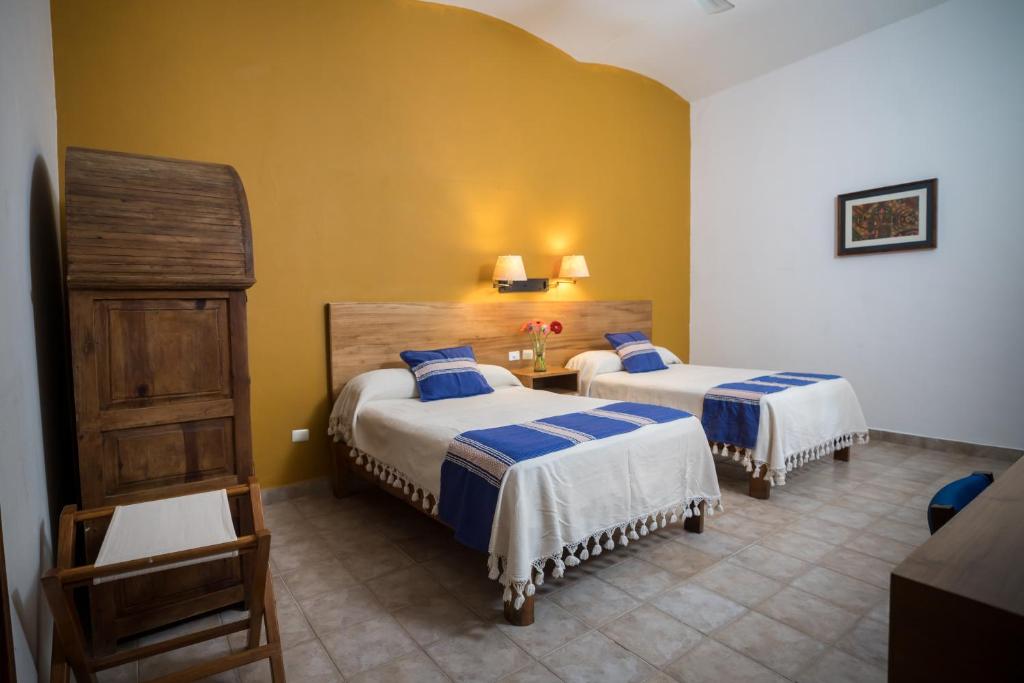 Двухместный (Двухместный номер с 2 двуспальными кроватями) отеля Parador San Agustin, Оахака-де-Хуарес