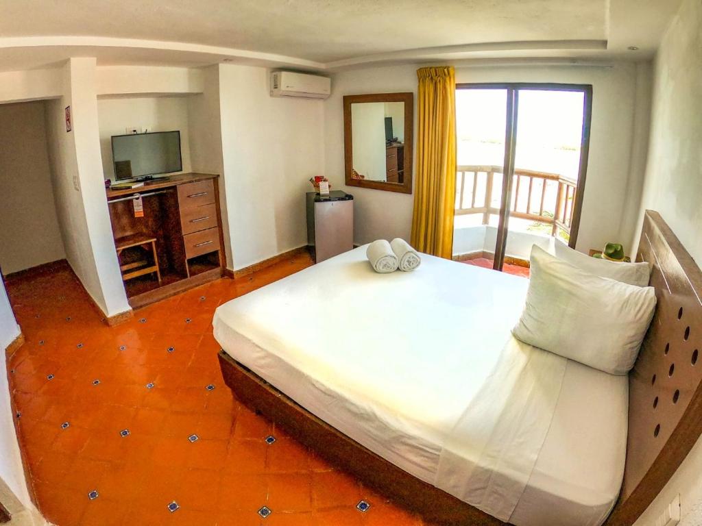Двухместный (Стандартный двухместный номер с 1 кроватью) отеля Hotel Rio Lagartos, Рио-Лагартос