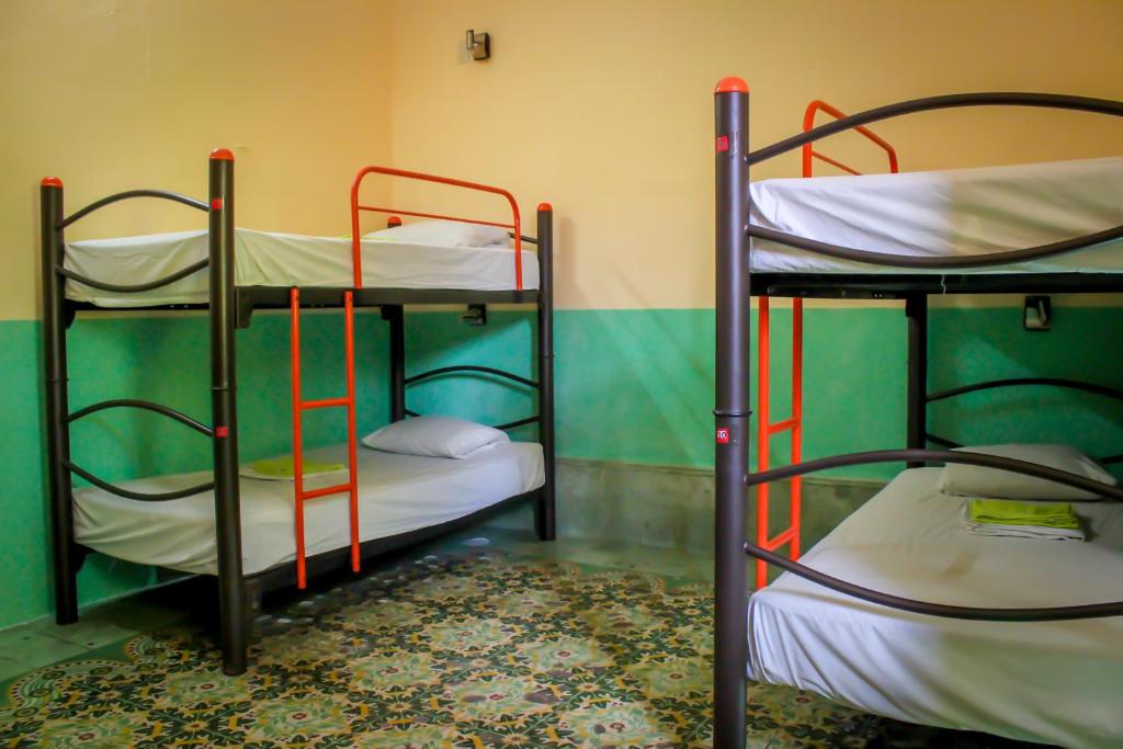 Номер (Спальное место на двухъярусной кровати в общем номере для мужчин и женщин) хостела Hostal La Ermita, Мерида