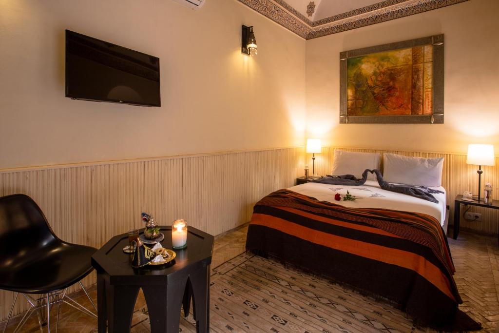 Двухместный (Двухместный номер с 1 кроватью и базовыми удобствами) отеля Riad Hizad, Марракеш