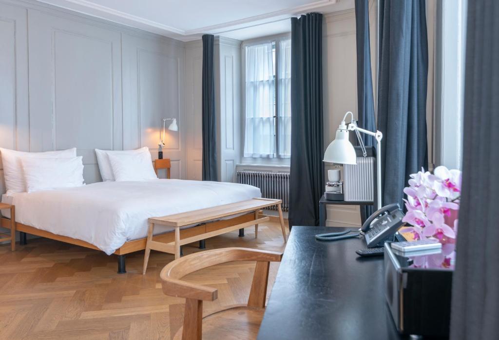 Двухместный (Большой двухместный номер с 1 кроватью) отеля Marktgasse Hotel, Цюрих