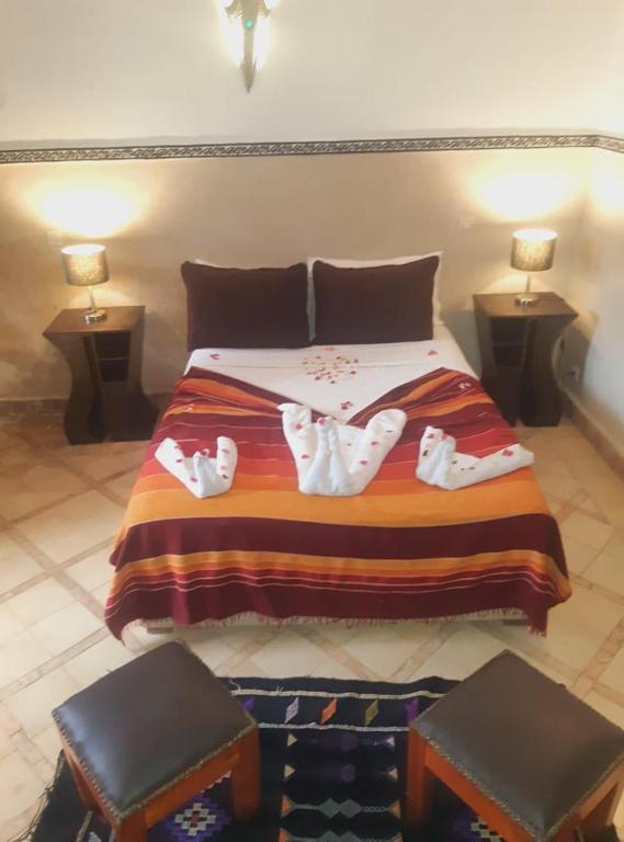 Двухместный (Улучшенный двухместный номер с 1 кроватью) отеля Riad Chalymar, Марракеш