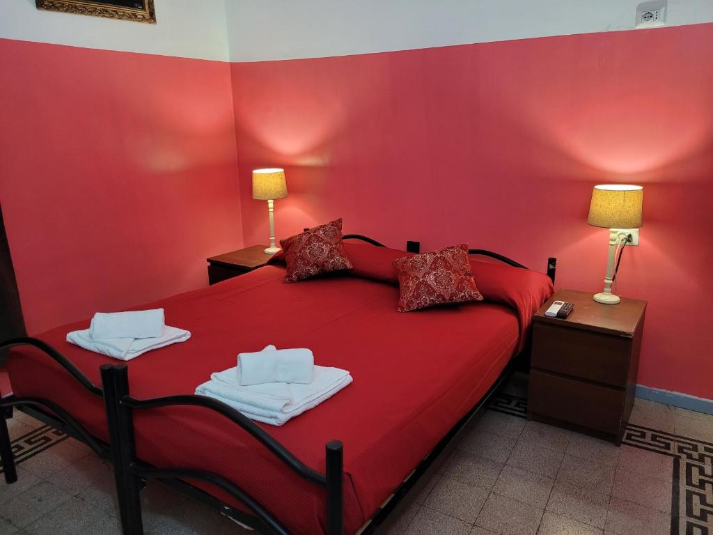 Двухместный (Двухместный номер с 1 кроватью и общей ванной комнатой) хостела Relax ON Hostel 24/7, Рим
