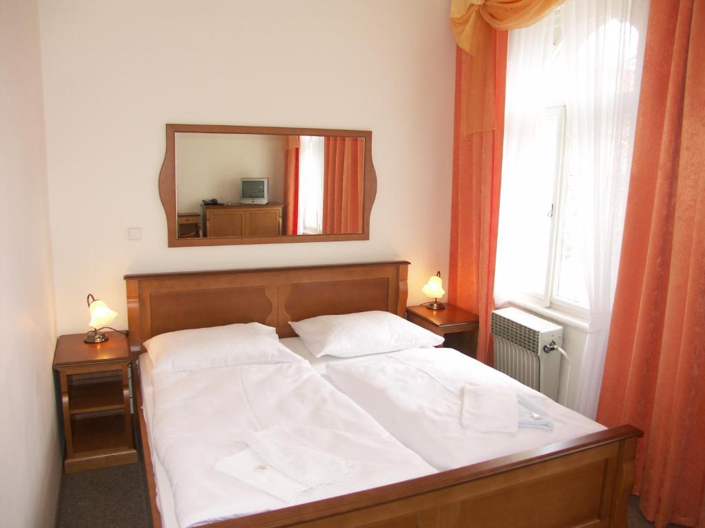 Двухместный (Двухместный номер с 1 кроватью или 2 отдельными кроватями и собственной ванной комнатой) отеля Brezina Pension, Прага