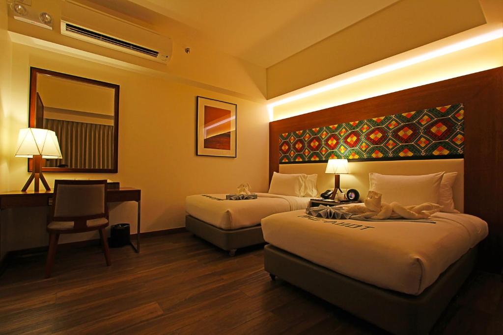 Двухместный (Улучшенный двухместный номер с 2 отдельными кроватями) отеля Best Western The Ivywall Resort-Panglao, Панглао