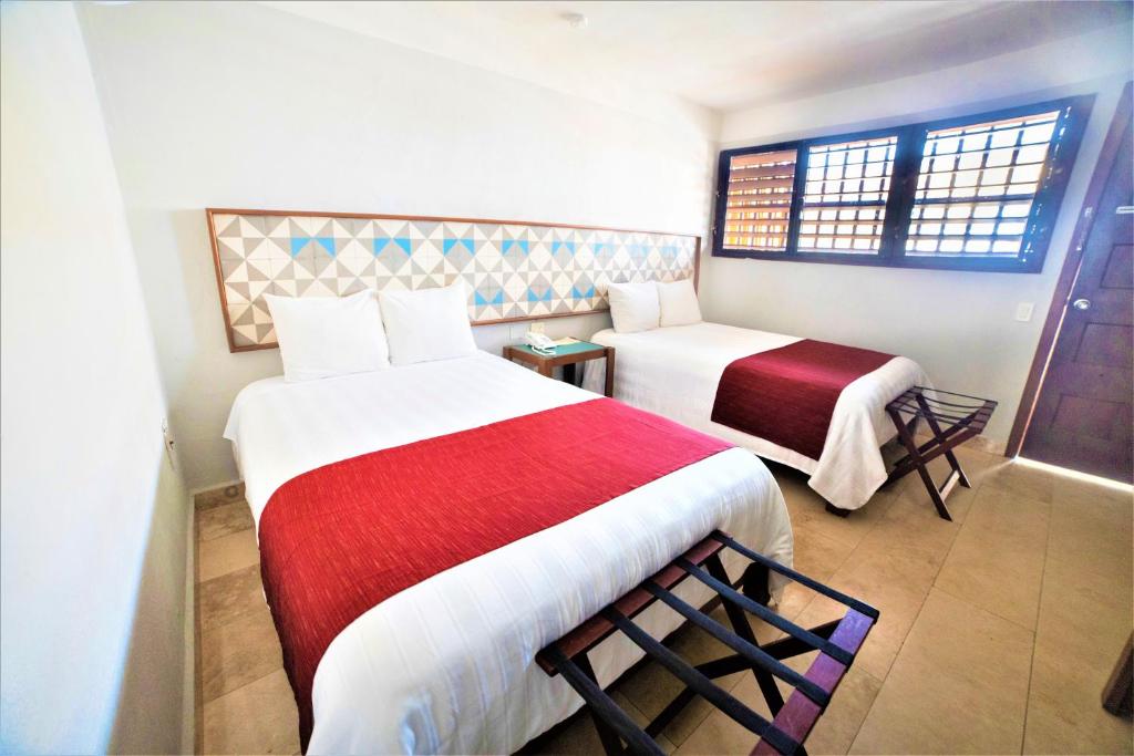 Двухместный (Стандартный двухместный номер с 1 кроватью) отеля Hotel Caribe Merida Yucatan, Мерида